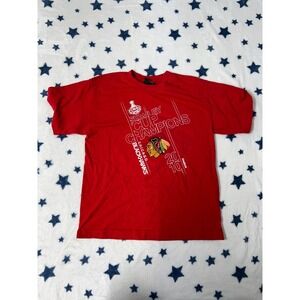 Reebok Chicago Blackhawks  Stanley Cup Champions Tee